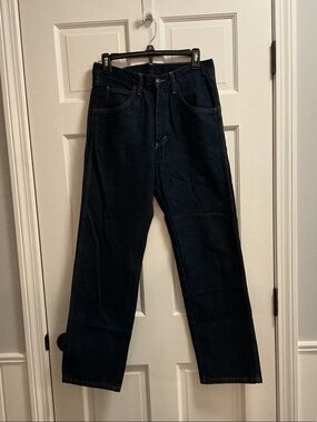 Rustler Dark Blue Straight-Leg Men’s Jeans